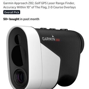 Garmin Z82 Black and White Golf GPS